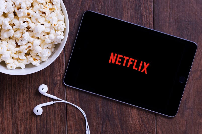 Netflix and popcorn - a fun way to be together