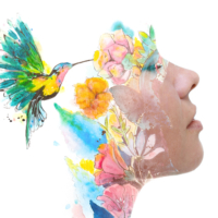 blossoming and becoming someone new