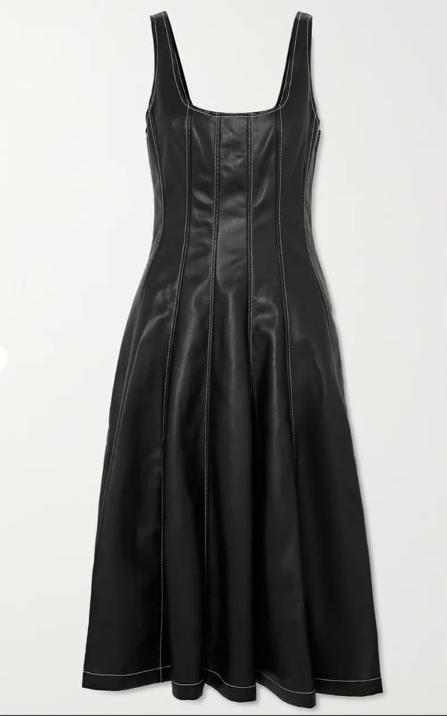 Net-A-Porter faux leather dress