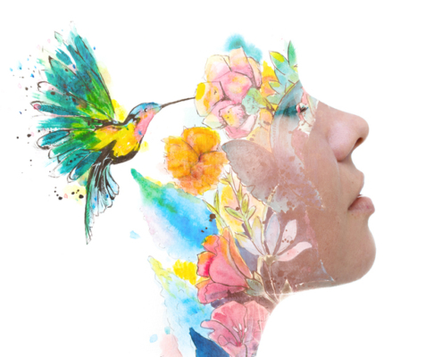 blossoming and becoming someone new