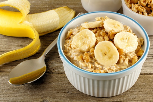 cereal with bananas - gratitude in its simplest form