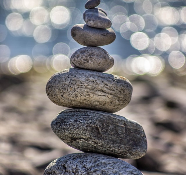 stack of rocks - spiritual alignment