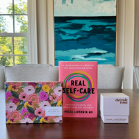 May Giveaway Extravaganza: Real Self-Care, Detroit Rose candle, and Rifle Paper Stationary Set